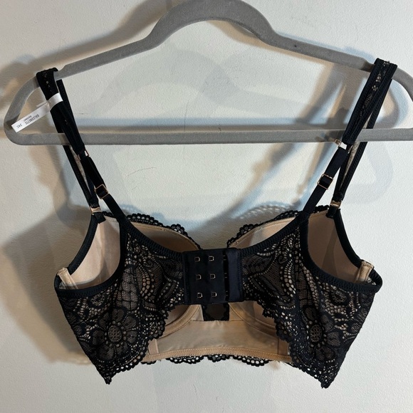 AERIE Sz 34C Balconette Bra Lace Overlay Adjustable Strapps and Back NEW - Picture 5 of 8